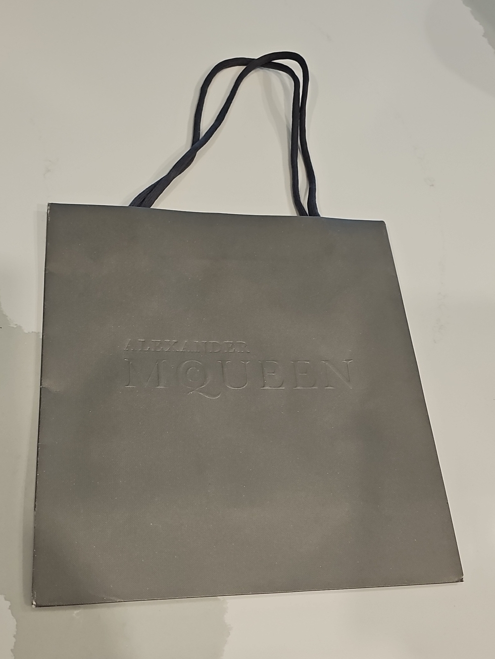 Alexander McQueen Grey Shopping Bag